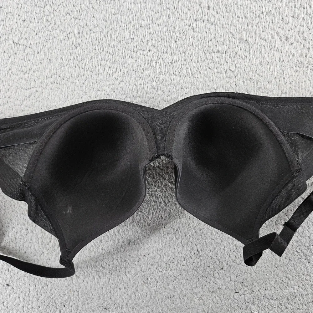 Wacoal Bra 34DD Black 853281‎ Ultimate Side Smoother Underwire Full Coverage